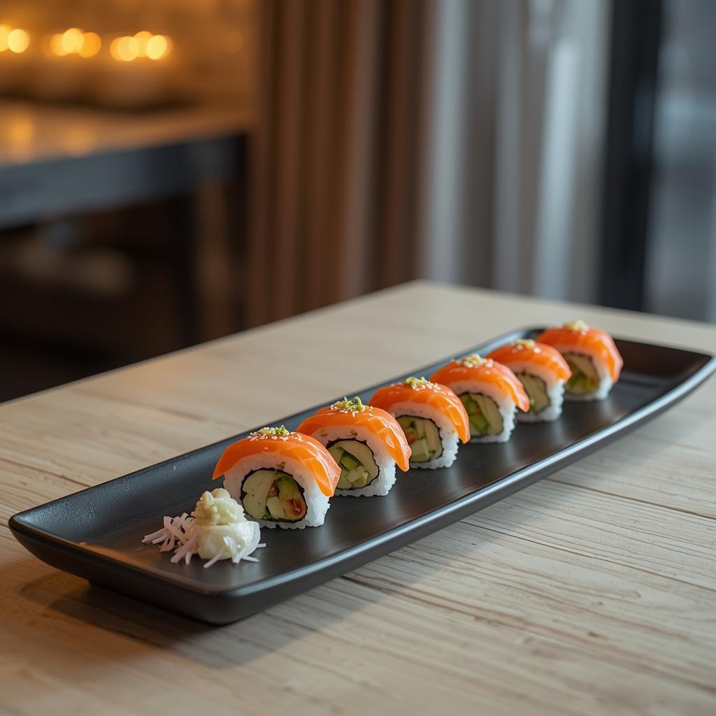 Sushi i relaks przy rozrywce online
